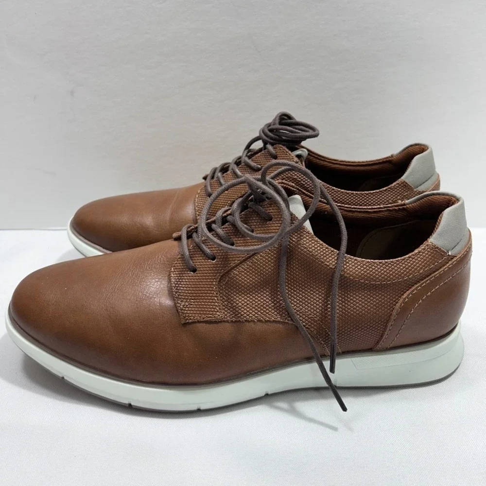 Alfani Men's Landan Lace-Up Sneakers Brown US 8.5M‎